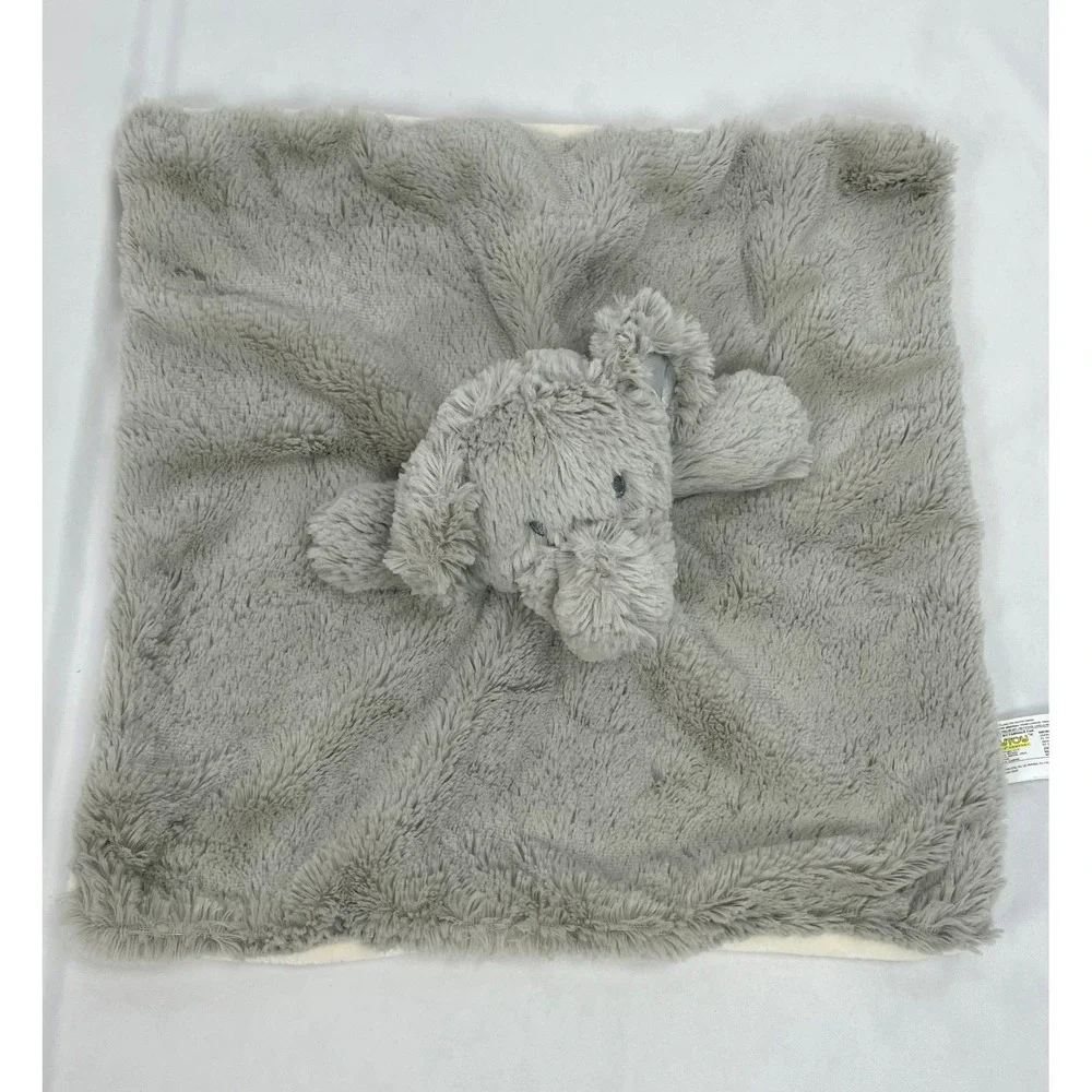 Kellytoy Gray Elephant‎ Security Blanket Lovey Plush 13.5